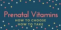 Prenatal vitamin 1